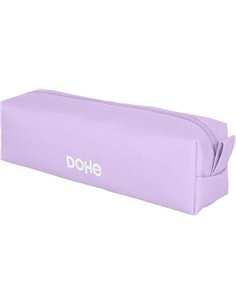 Trousse carrée Dohe Serenity - Fermeture éclair avec tirette en caoutchouc - Violet