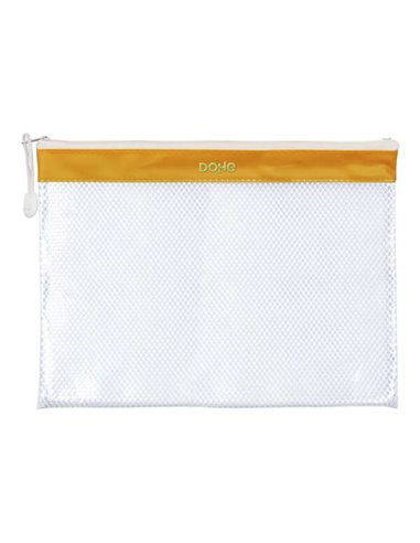 Pochette zippée en PVC Dohe - 32 x 24 cm - Idéale pour documents A4