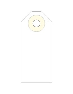 Étiquettes Apli avec rondelle 60 x 26 mm, 1 000 unités