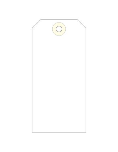 Étiquettes Apli avec rondelle 120 x 57 mm, 1 000 unités