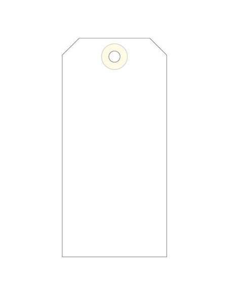Étiquettes Apli avec rondelle 120 x 57 mm, 1 000 unités