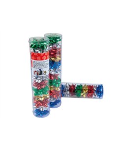 Étoile adhésive liderpapel fantaisie petit format largeur étoile 4cm tube de 12 unités coloris assortis. 2