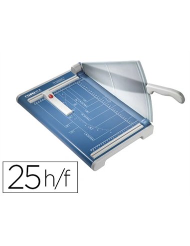 Cisaille dahle 560 format a4 capacité coupe 25f métallique stable bords arrondis ergonomique lame acier solingen.