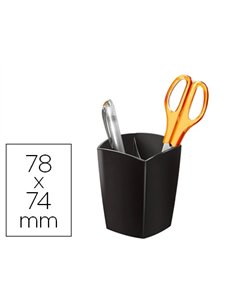 Pot à crayons magnétique cep gloss tonic 2 compartiments polystyrène antichoc bonne stabilité rectangulaire noir. 2