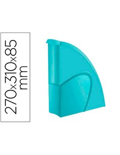 Porte-revues cep riviera polystyrene capacite 700f 270x310x85 mm coloris vert d'eau.