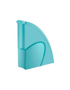 Porte-revues cep riviera polystyrene capacite 700f 270x310x85 mm coloris vert d'eau. 2