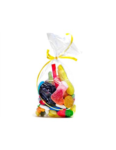 Sachet confiserie fond carton apli agipa polypropylene transparent 10 x 22 cm lot 100 unites.