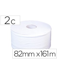 Papier hygienique jumbo 2c cellulose blanc mandril 70mm pour distributeur 75183.