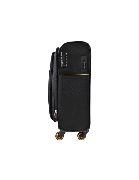 Valise cabine exacompta exactive 4 roues 37x55x23cm coloris noir.