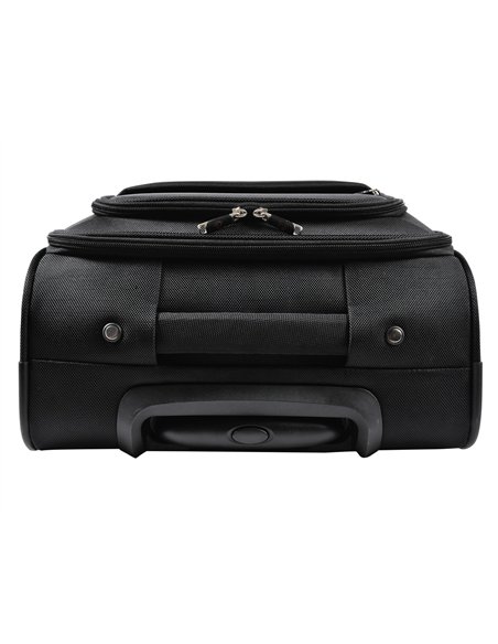 Valise cabine exacompta exactive 4 roues 37x55x23cm coloris noir.