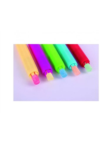Porte-craies apli coloris assortis 5 unites.