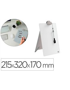 Chevalet bureau bloc notes en verre format a4 215x320x170mm. 2