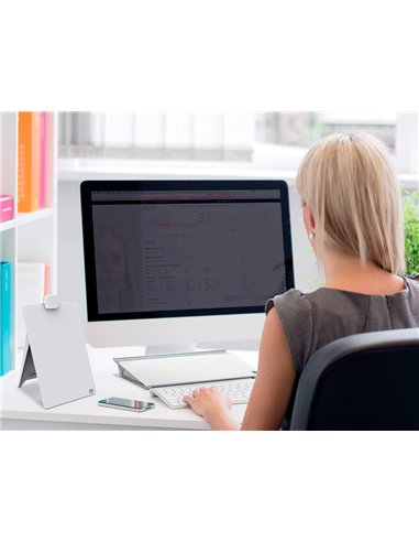Chevalet bureau bloc notes en verre format a4 215x320x170mm.