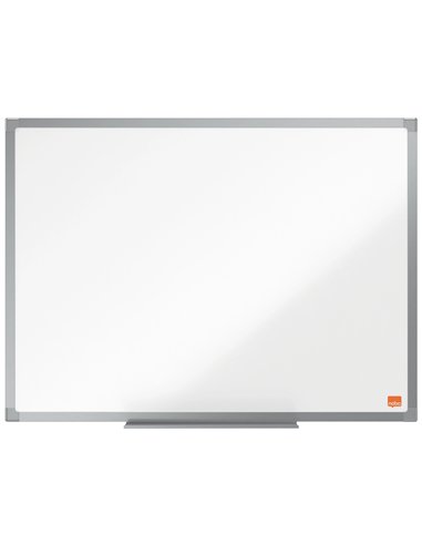Tableau nobo blanc essence surface magnetique acier laque 600x450mm cadre aluminium.