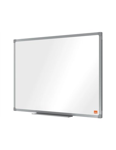 Tableau nobo blanc essence surface magnetique acier laque 900x600mm cadre aluminium.