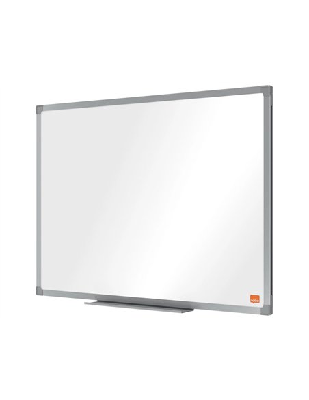 Tableau nobo blanc essence surface magnetique acier laque 900x600mm cadre aluminium.