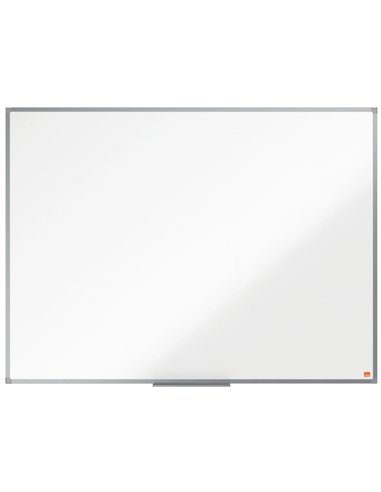 Tableau nobo blanc essence surface magnetique acier laque 1200x900mm cadre aluminium.