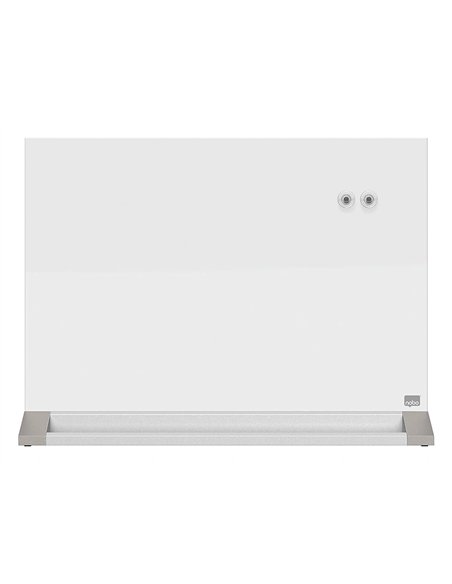 Separateur bureau nobo en verre magnetique 440x580mm.