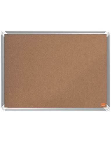 Tableau affichage nobo liege premium plus 600x450mm cadre aluminium.