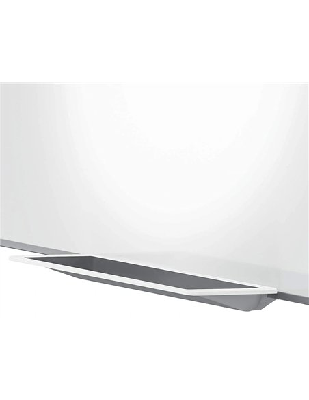 Tableau blanc nobo widescreen 55" emaille cadre mince systeme invisamount fixation masquee 122x69cm.