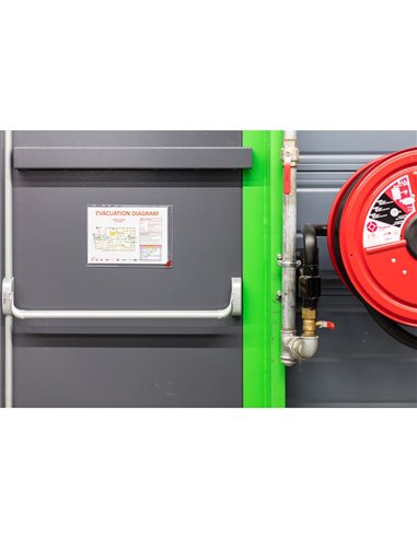 Poche tarifold kang à fermeture aimantée pvc transparent antireflets 20/100e a4 mural dos repositionnable sachet 5u.