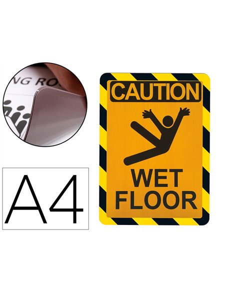 Porte-affiche a4 magn. Avertis.