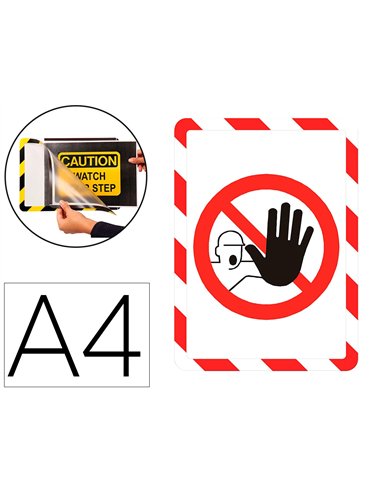 Porte-affiche a4 adh. Interd..