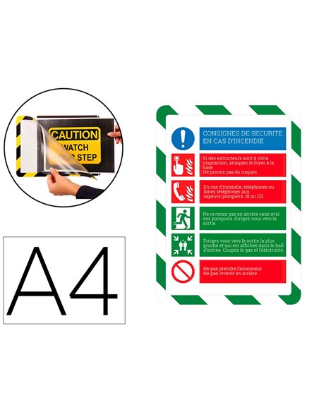 Porte-affiche a4 adh. Sauvet..