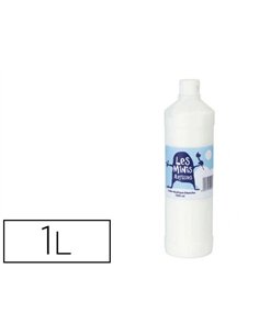 Colle vinylique les minis artistes usage scolaire idéale travaux manuels papier carton bois métaux bidon 1l.