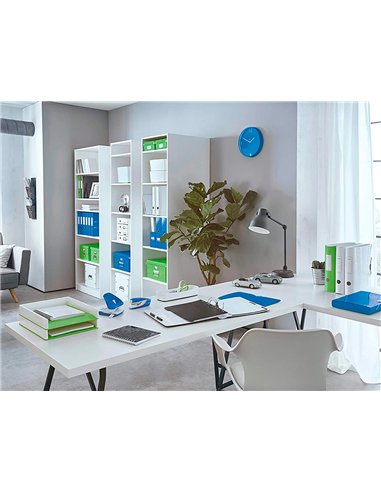 Bac rangement leitz mybox format a5 5l 318x128x3191mm blanc bleu.