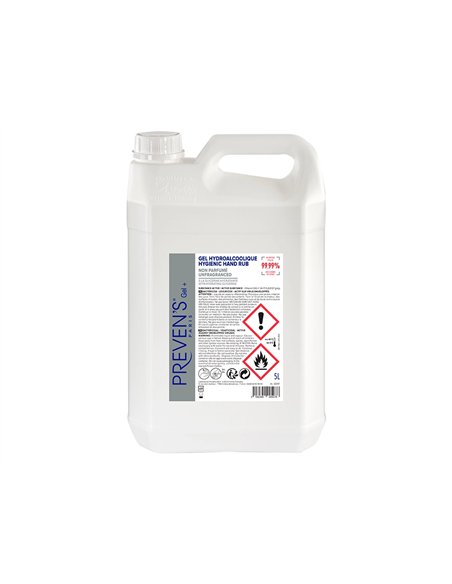 Gel hydroalcoolique coldis antiseptique bidon 5l.
