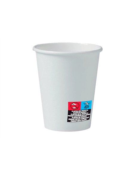 Gobelet en carton coldis de contenance 21cl paquet de 50 blanc.
