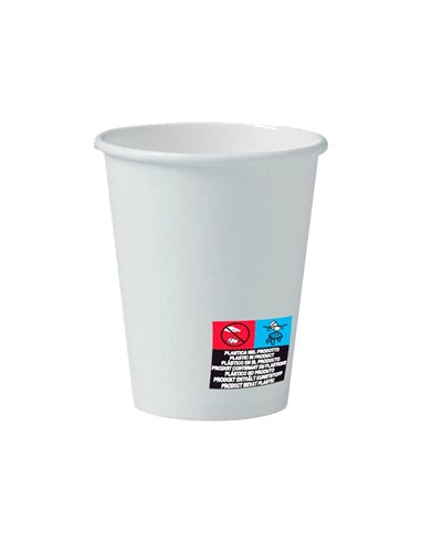 Gobelet en carton coldis de contenance 21cl paquet de 50 blanc.