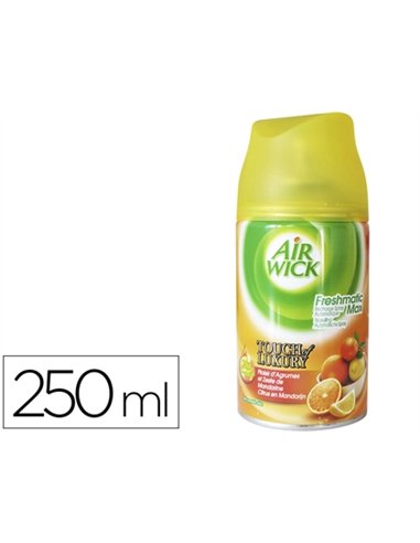 Recharge diffuseur airwick senteur agrumes aérosol 250ml.