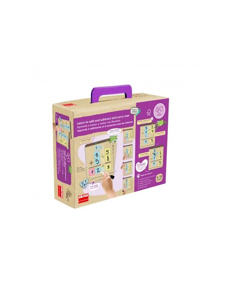 Jeux mathematiques akros apprends a additionner et a soustraire avec les retenues 8 planches 29 fiches 8.