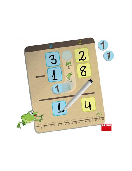 Jeux mathematiques akros apprends a additionner et a soustraire avec les retenues 8 planches 29 fiches 8.