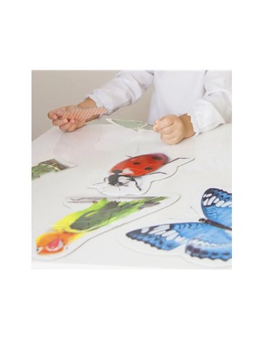 Puzzles geants akros maxi puzzles les animaux 5 puzzles de 3 pieces et 4 puzzles de 4 pieces.