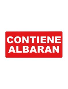 Rouleau de 200 étiquettes permanentes Apli - Contient un bon de livraison - Couleur rouge