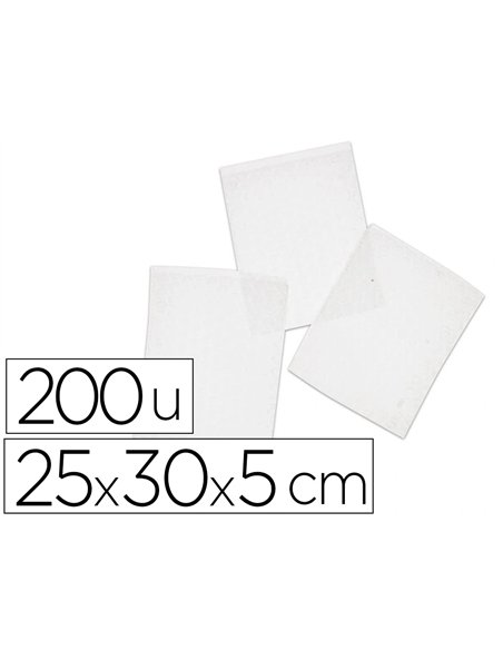 Sachet bulles d'air antalis polyéthylène rabat adhésif anti-choc 25x30x5cm 200 unités.