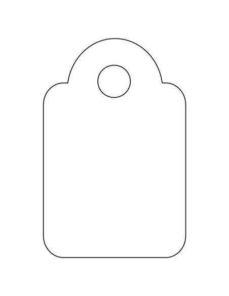 Étiquettes suspendues blanches Apli 13 x 20 mm, 1 000 unités