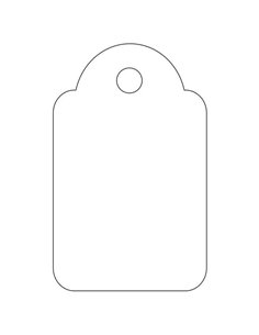 Lot de 1 000 étiquettes suspendues Apli 18 x 29 mm - Trou pré-percé et fil polyester réglable - Blanc