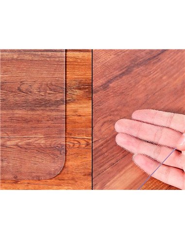 Tapis sol q-connect superficie protectrice pvc isole humidité froid épaisseur 2 mm 900 x 1200 mm.