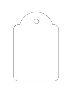 Lot de 500 étiquettes suspendues Apli 28 x 43 mm - Trou pré-percé - Avec fil polyester blanc - Couleur blanche