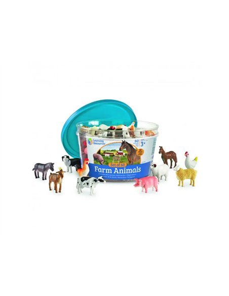 Animaux de la ferme a trier learning resources lot de 60 pieces.