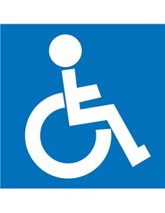 Signalisation Appli Label pour invalides 1 unité