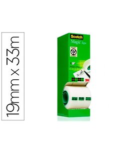 Ruban adhésif scotch magic 81019m mx33m tour 8 rouleaux dont1 gratuit.