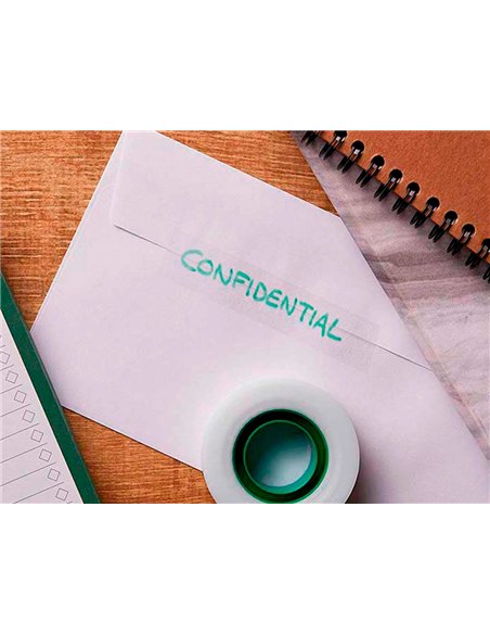 Ruban adhésif q-connect film invisible économique 19mmx33m tour 8 rubans.