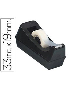 Dévidoir q-connect comptoir rectangulaire ruban adhésif 19mmx33m.