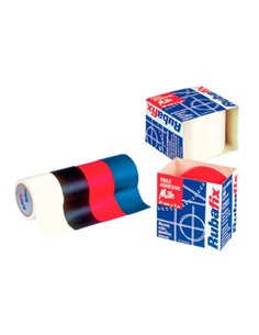 Toile adhésive rubafix mille toile coton plastifiée grand teint imperméable écriture possible 38mmx3m coloris noir.