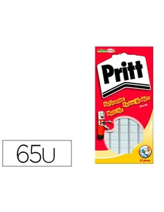 Pâte adhésive pritt multi-fix réutilisable étui 65 pastilles.